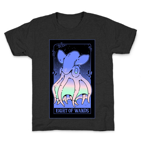 Creepy Cute Tarots: Eight of Wands  Kids T-Shirt