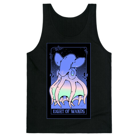 Creepy Cute Tarots: Eight of Wands  Tank Top