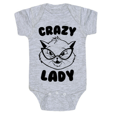 Crazy Cat Lady Baby One-Piece