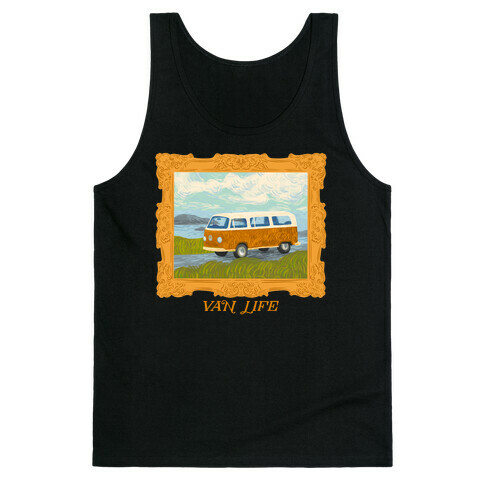 Van Life Van Gogh (with Text) Tank Top