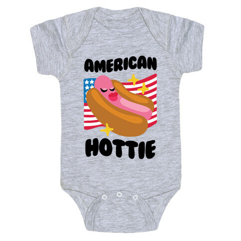 American Hottie (Hot Dog) Baby One-Piece