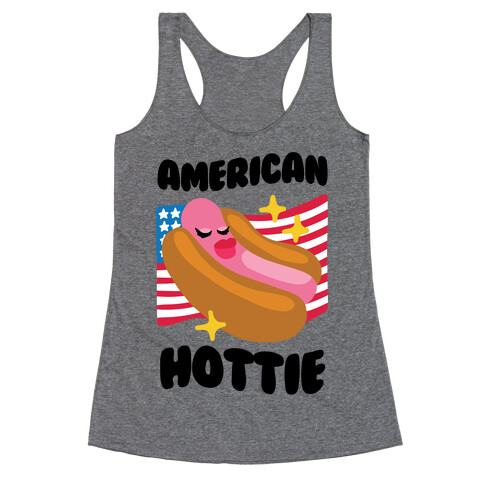 American Hottie (Hot Dog) Racerback Tank Top