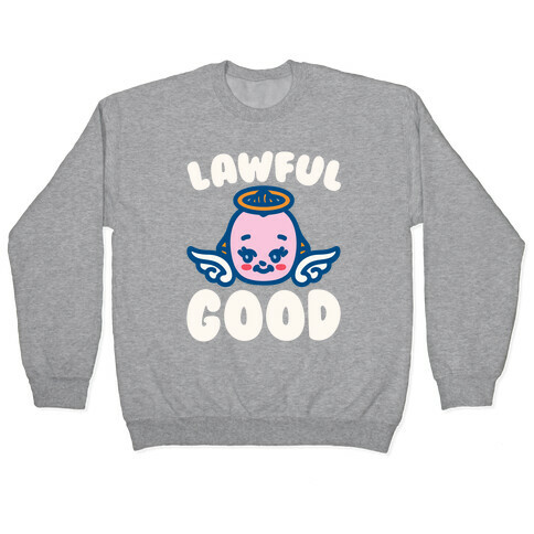 Lawful Good White Print Pullover