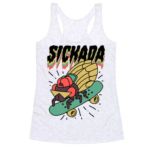 SICKada Cicada Racerback Tank Top