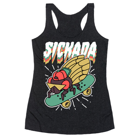 SICKada Cicada Racerback Tank Top