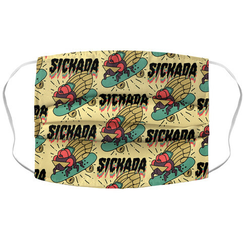 SICKada Cicada Accordion Face Mask