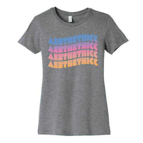 Aesthethicc Thicc Aesthetic Womens T-Shirt