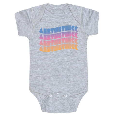 Aesthethicc Thicc Aesthetic Baby One-Piece