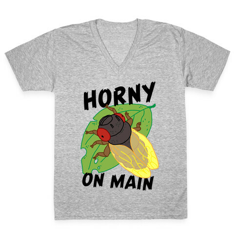 Horny On Main Cicada V-Neck Tee Shirt