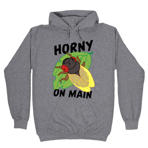 Horny On Main Cicada Hooded Sweatshirt