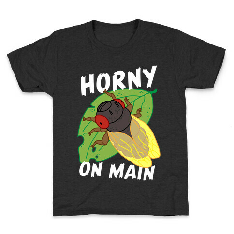 Horny On Main Cicada Kids T-Shirt
