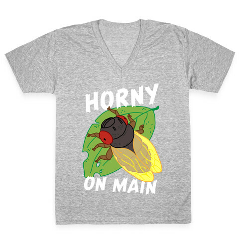 Horny On Main Cicada V-Neck Tee Shirt