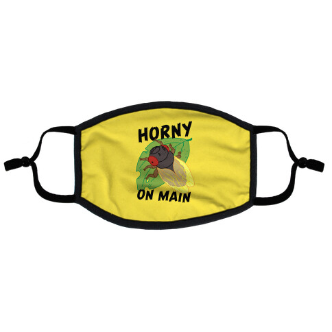 Horny On Main Cicada Flat Face Mask