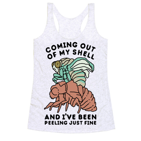 Coming Out of My Shell Racerback Tank Top