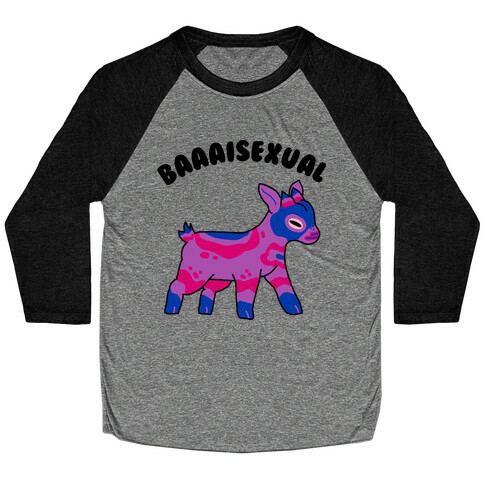 Baaaisexual  Baseball Tee