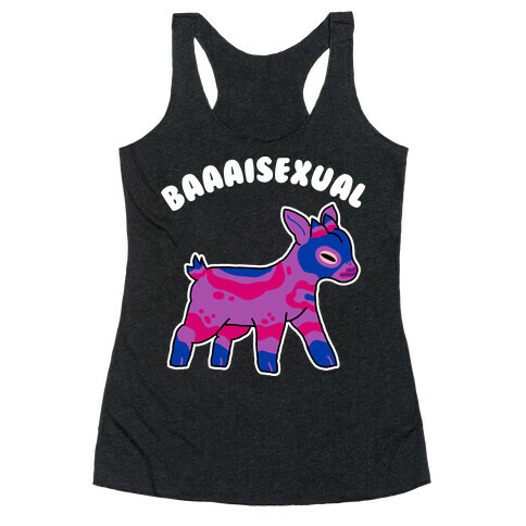 Baaaisexual  Racerback Tank Top