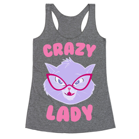 Crazy Cat Lady Racerback Tank Top