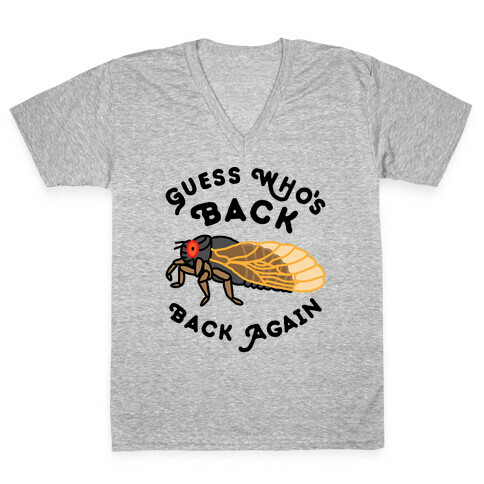 Guess Who's Back Cicada V-Neck Tee Shirt