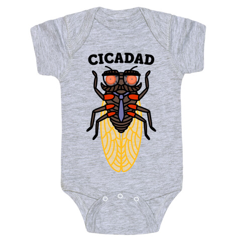 CicaDad Dad Cicada Baby One-Piece