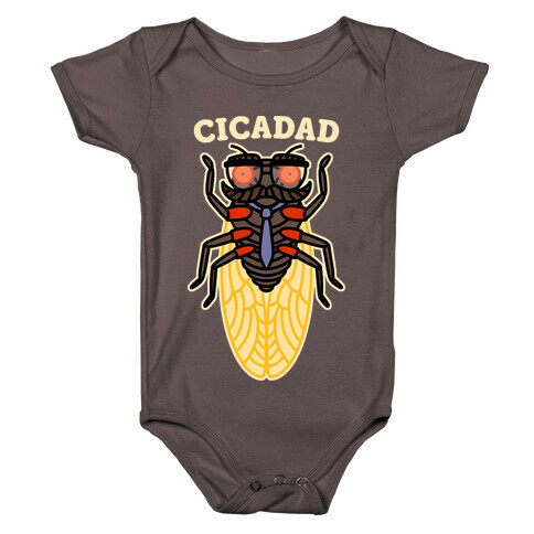 CicaDad Dad Cicada Baby One-Piece
