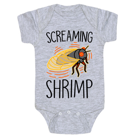 Screaming Shrimp Cicada Baby One-Piece