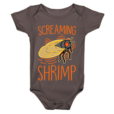 Screaming Shrimp Cicada Baby One-Piece