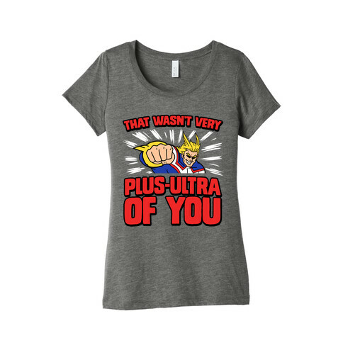 That Wasn't Very Plus Ultra of You Womens T-Shirt