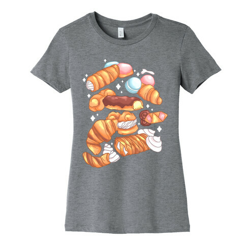 Penis Pastries Pattern Womens T-Shirt