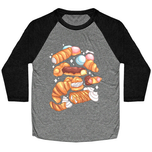 Penis Pastries Pattern Baseball Tee