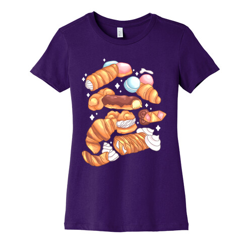 Penis Pastries Pattern Womens T-Shirt