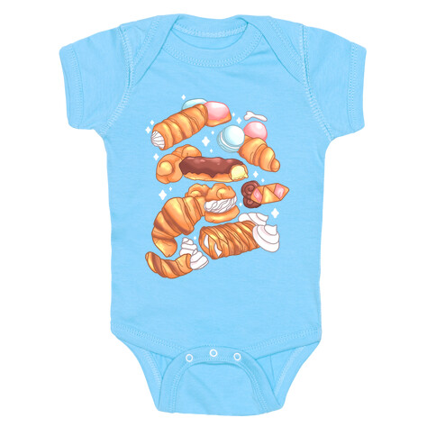 Penis Pastries Pattern Baby One-Piece