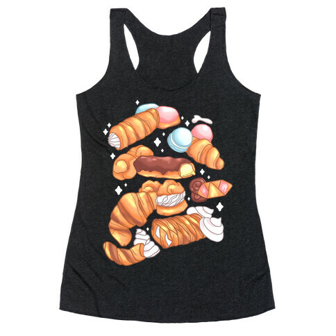 Penis Pastries Pattern Racerback Tank Top