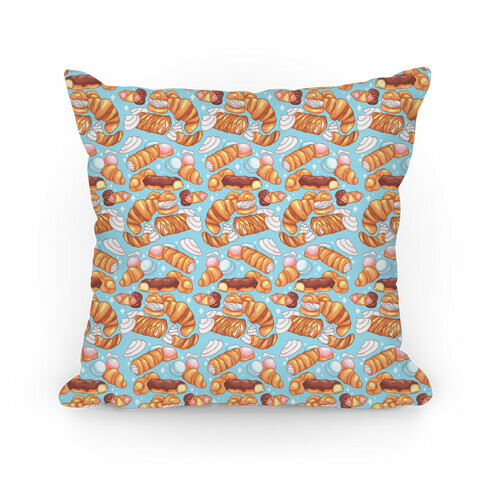 Penis Pastries Pattern Pillow