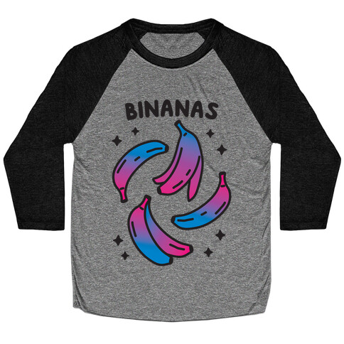 Binanas - Bisexual Bananas Baseball Tee