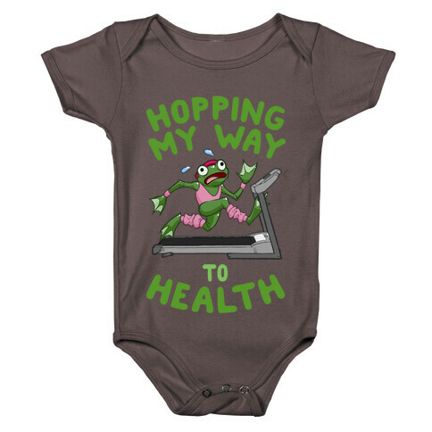 Hopping My Way To Health Baby One-Piece
