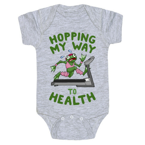 Hopping My Way To Health Baby One-Piece