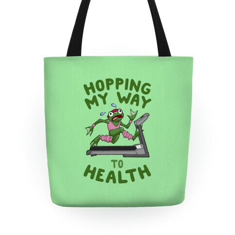 Hopping My Way To Health Tote