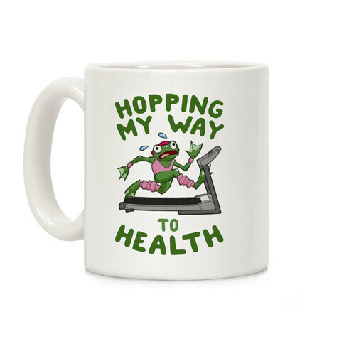 Hopping My Way To Health Coffee Mug