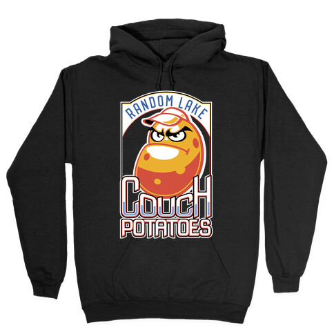 Couch Potatoes Fake Sports Team Hooded Sweatshirt