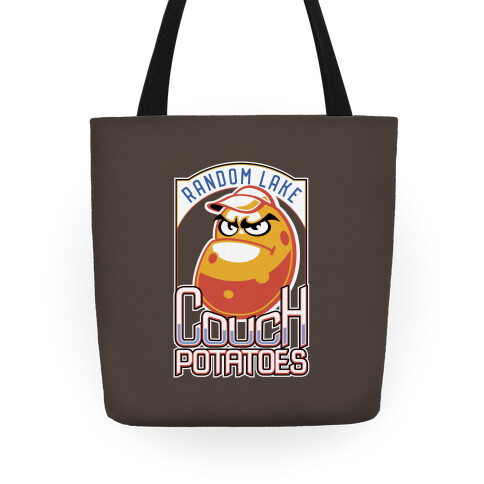 Couch Potatoes Fake Sports Team Tote