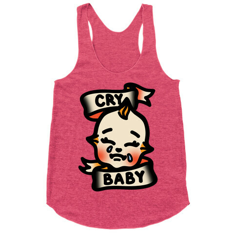 Cry Baby  Racerback Tank Top