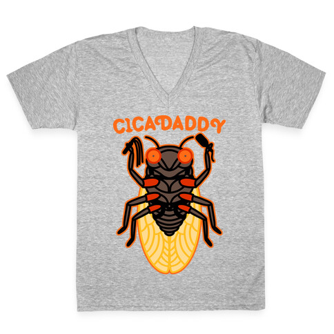 CicaDaddy Cicada V-Neck Tee Shirt