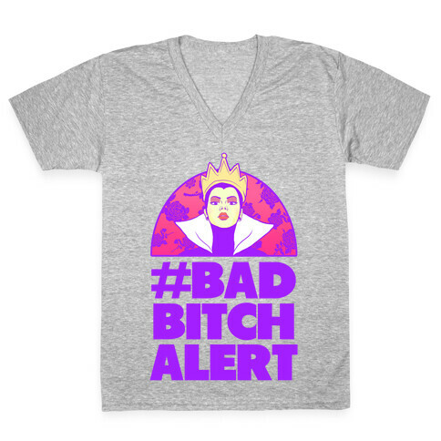 Bad Bitch Alert V-Neck Tee Shirt
