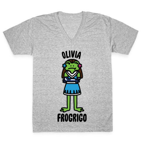 Olivia Frogrigo V-Neck Tee Shirt