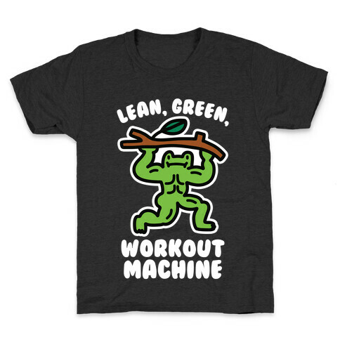 Lean, Green, Workout Machine Kids T-Shirt
