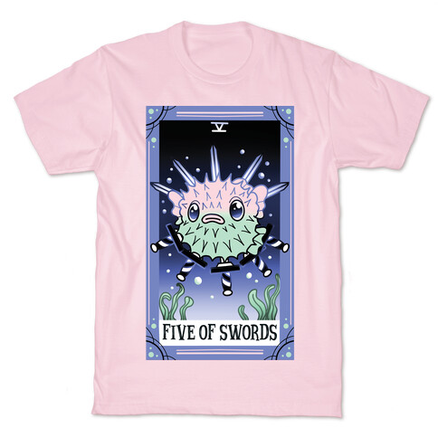 Creepy Cute Tarots: Five of Swords T-Shirt