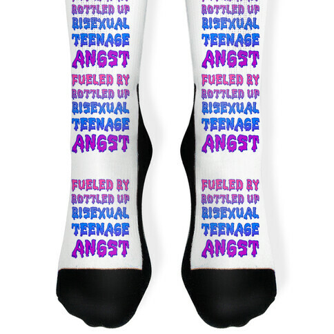 Fueled By Bottled Up Bisexual Teenage Angst Sock