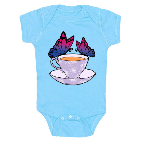 Bi Butterflies &Tea Baby One-Piece