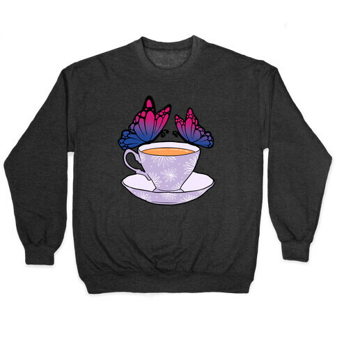 Bi Butterflies &Tea Pullover