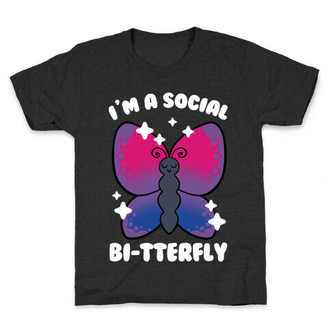 I'm A Social Bi-Tterfly Kids T-Shirt